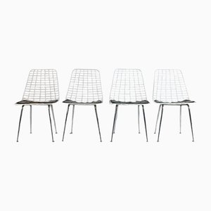 Wire Chairs by Cees Braakman & Adriaan Dekker for Ums Pastoe, Set of 4