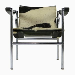 Early Version Lc-1 Chair by Le Corbusier for Cassina