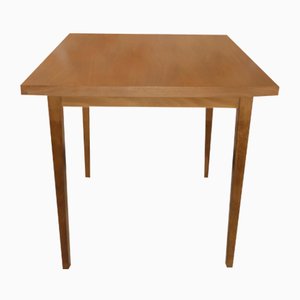 Small Square Dining Table in Wood, 1960s