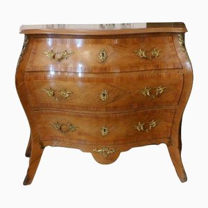 Rococo Style Chest of Drawers in Walnut, 1920s