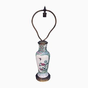 Lampe Vase Chinoiserie Antique en Bronze Doré, Chine, 19ème Siècle