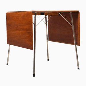 Table à Abattant Modèle 3601 en Teck par Arne Jacobsen pour Fritz Hansen