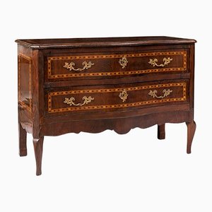 Louis XV Tuscan Mahogany Chest of Drawers, 1700s