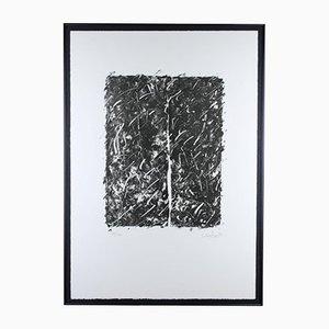 Günther Uecker, Abstract Composition, 1983, Lithograph, Framed