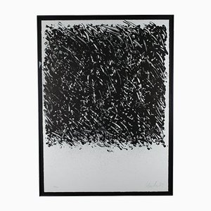 Günther Uecker, Abstract Composition, 1979, Lithograph, Framed