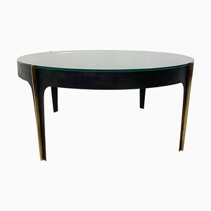 Mesa de centro Mid-Century de vidrio de Max Ingrand para Fontana Arte, Italia