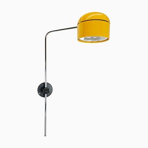 Space Age German Yellow Wall Light from Staff