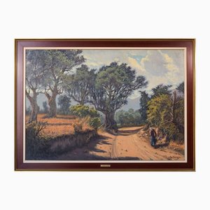 Grand Tableau Vieux Oliviers par Ricard Tarrega Viladoms