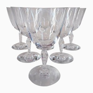 Crystal Clara Water Glasses from Baccarat, Set of 6