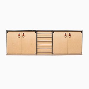 20th Century Three Piece Sideboard by Guido Faleschini for Hermes, 1970s
