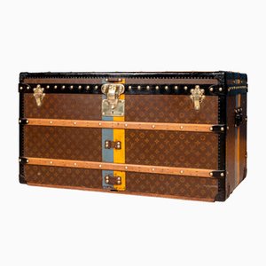 20th Century French Courier Trunk in Monogram Canvas from Louis Vuitton, 1930s