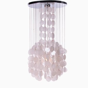 Large Chandelier with Murano Glass by Vistosi, 1950s, Italy