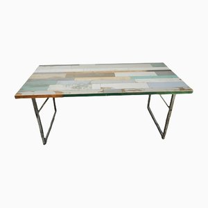 Patchwork Folding Table, 1960s