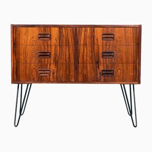 Danish Rosewood Cupboard with Six Drawers, 1960s