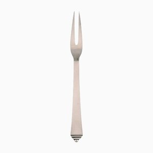 Forchetta da carne a forma di piramide in argento sterling di Georg Jensen