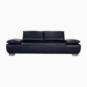 Leather Blue Three Seater Volare Sofa with Function from Koinor