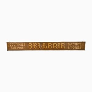 Wooden Saddlery Sign, Early 20th Century
