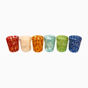 Italian Murano Glass Primavera Drinking Set by Maryana Iskra for Ribes Studio, Set of 6