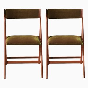 Folding Chairs, Set of 2