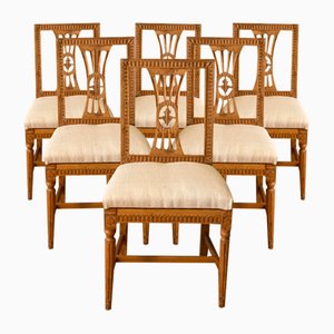 Gustavian Chairs, 1720s, Set of 6