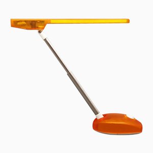Italian Orange Table Lamp Microlight by Ernesto Gismondi for Artemide, 1990s