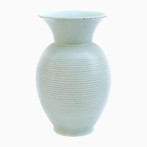 Pistazien Vase aus glasierter Keramik, Deutschland
