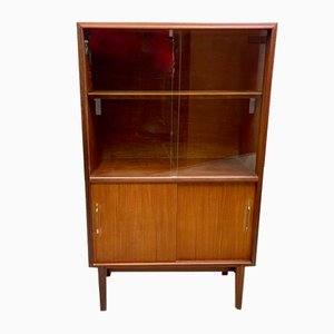 Small Vintage Glass Cabinet Bookshelf by Beaver & Tapley