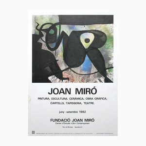 Affiche de la Fundació Joan Miró, 1982