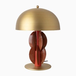 Monarch Table Lamp with Brass Dome by Carla Baz