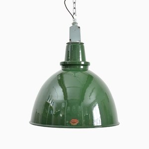 Large Industrial Green Pendant Light from Thorlux