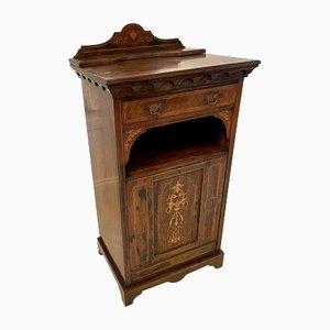 Antique Edwardian Rosewood Inlaid Side Cabinet