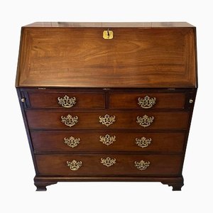 Antique George III Mahogany Bureau