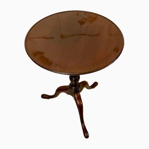 Antique George III Mahogany Lamp Table