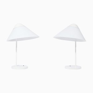 Danish Modern Opala Table Lamps by Hans J. Wegner for Louis Poulsen, 1970s, Set of 2