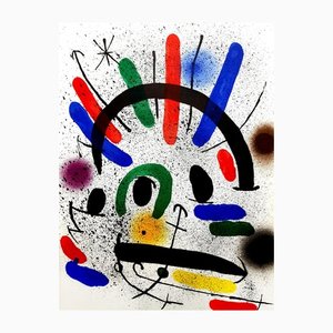 Joan Miro, Abstrakte Komposition, 1981, Original Lithographie