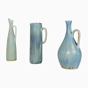 Mid-Century Modern Swedish Ceramic Pieces by Carl-Harry Stålhane for Rörstrand, Set of 3