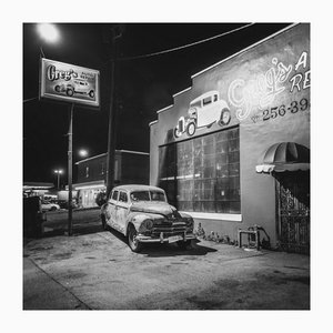 Morgan Silk, Greg's Auto Shop, Nashville, Tennessee, 2014, Black & White Photograph