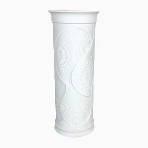 Grand Vase Op Art en Porcelaine de AK Kaiser, Allemagne, 1970s