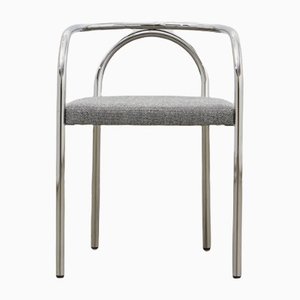 Silla PH, cromo, gris claro de Hallingdal 126