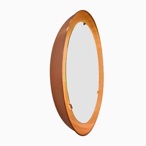 PH Mirror, Brushed Copper with On/Off Pull Cord & PH Initials