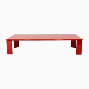 Red Ming Table by Kazuhide Takahama for Cassina, 1970s