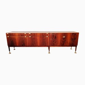 Mid-Century Rosewood and Brass Sideboard by A. A. Patijn for Fristho Franeker, 1953