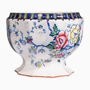 20th Century English Ceramic Decorative Grape Bowl, 1920
