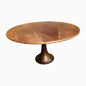 Brass Base 302 Table by Angelo Mangiarotti for Bernini, 1961