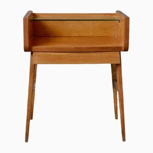French Modern Nightstand Table, 1950s
