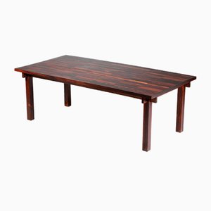 Large Brazilian Solid Wood Dining Table, 1960s