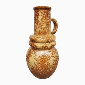 Large Vintage German Earth Tones Ceramic Vase