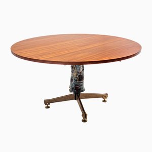 Wood & Ceramic Extendable Dining Table by Melchiorre Bega & Pietro Melandri
