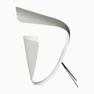 White B201 Desk Lamp by Michel Buffet for Indoor