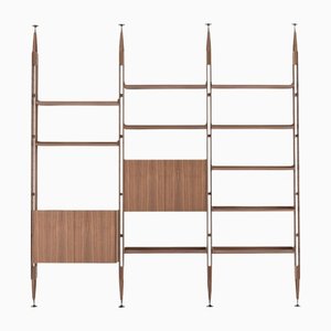Librería modular Infinito de madera de Franco Albini para Cassina